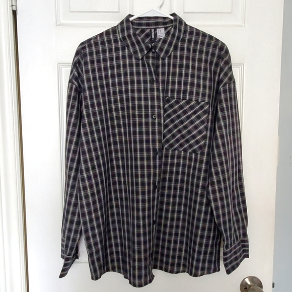 🌟 H&M Oversized Cotton Shirt 🌟 - Picture 1 of 7